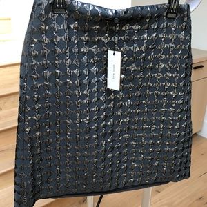 Dark Grey and Metallic Leon Max skirt